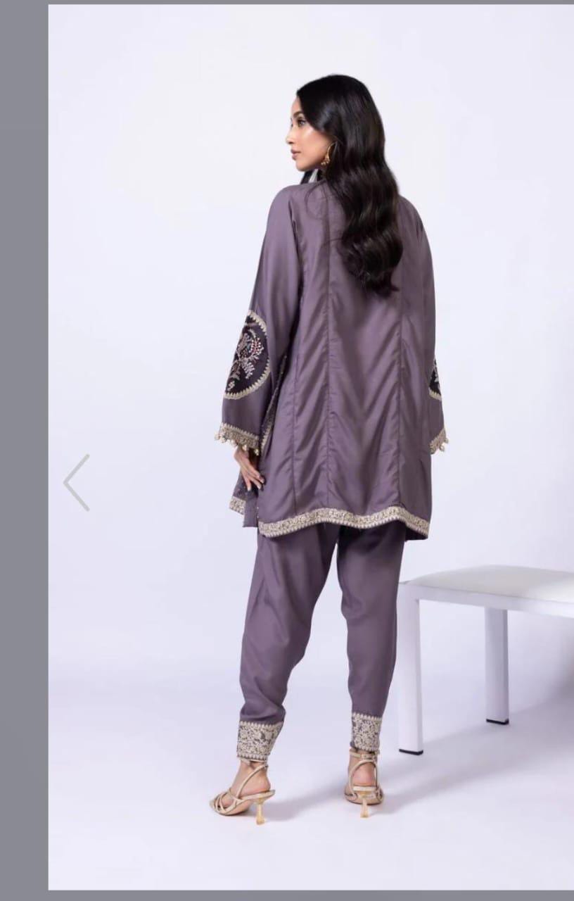 khaadi Anghrakha Set with Shalwar &amp; Dupatta   {Original with tag}Cash On Delivery